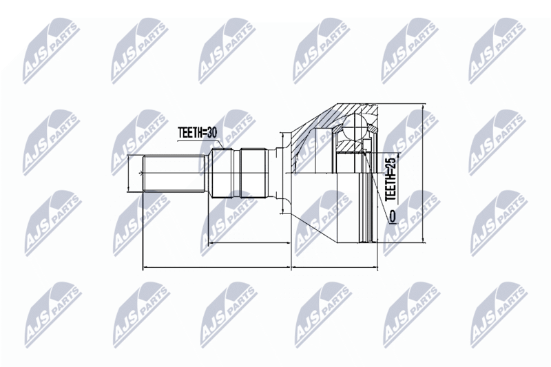 NTY NPZ-PL-020 Joint Kit, drive shaft