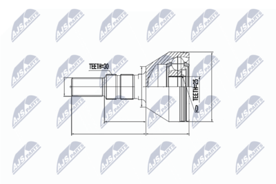 Joint Kit, drive shaft NTY NPZ-PL-020