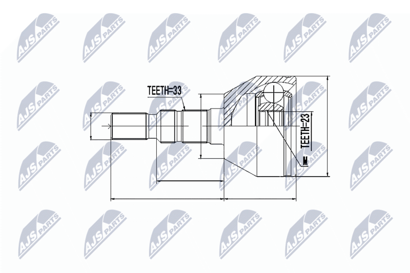 NTY NPZ-PL-023 Joint Kit, drive shaft