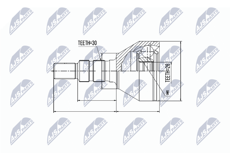 NTY NPZ-PL-028 Joint Kit, drive shaft