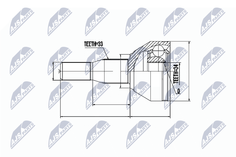 NTY NPZ-PL-030 Joint Kit, drive shaft