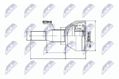 Joint Kit, drive shaft NTY NPZ-PL-030