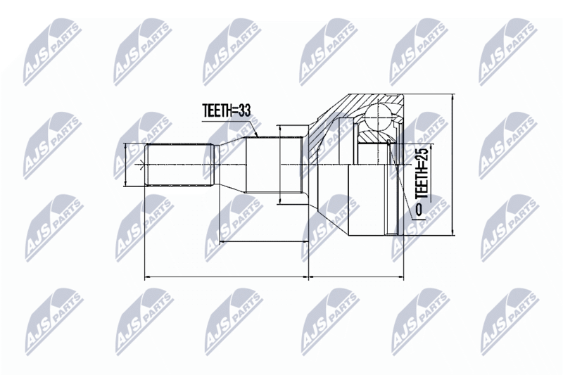 NTY NPZ-PL-031 Joint Kit, drive shaft