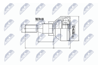 Joint Kit, drive shaft NTY NPZ-PL-031