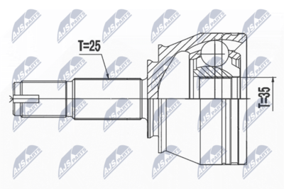 Joint Kit, drive shaft NTY NPZ-PL-044
