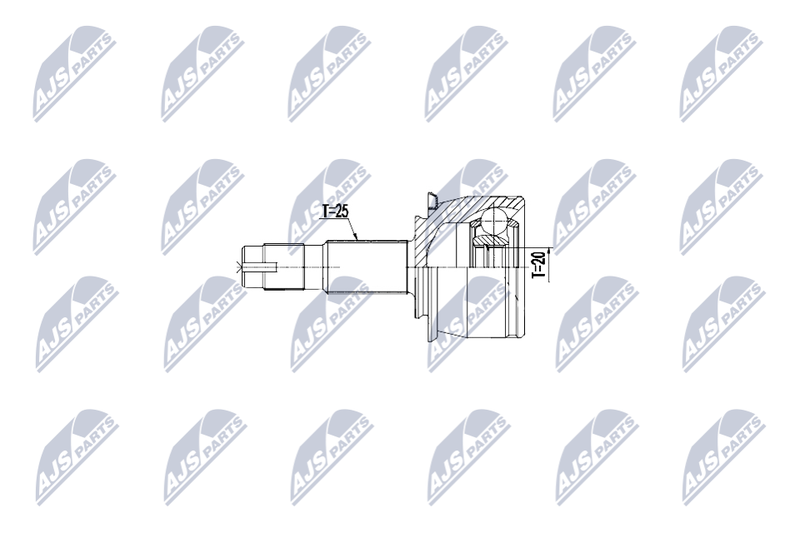 NTY NPZ-PL-047 Joint Kit, drive shaft