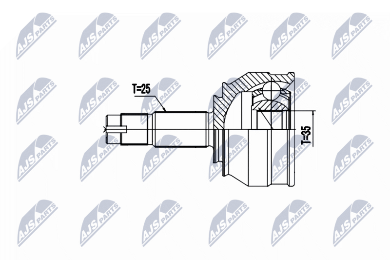 NTY NPZ-PL-050 Joint Kit, drive shaft
