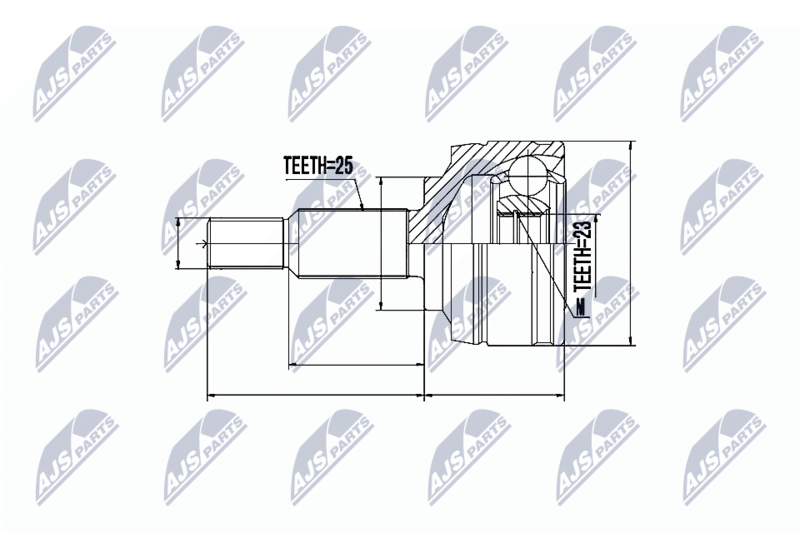 NTY NPZ-RE-002 Joint Kit, drive shaft