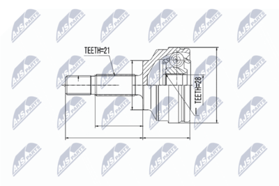 Joint Kit, drive shaft NTY NPZ-RE-022