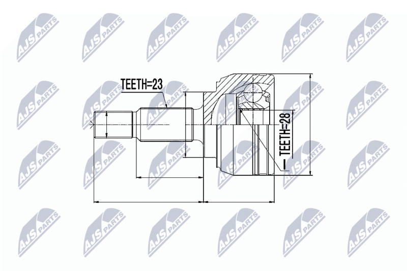 NTY NPZ-RE-028 Joint Kit, drive shaft