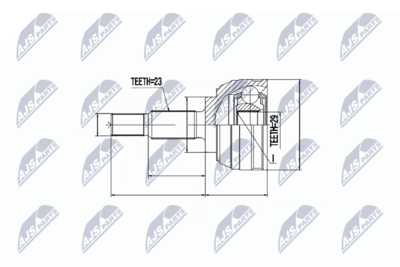 Joint Kit, drive shaft NTY NPZ-RE-029