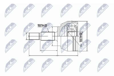 Joint Kit, drive shaft NTY NPZ-RE-030