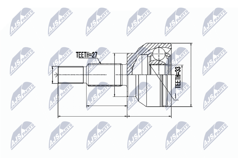 NTY NPZ-RE-034 Joint Kit, drive shaft