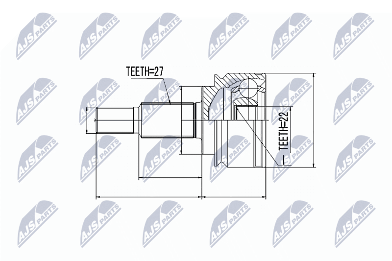 NTY NPZ-RE-038 Joint Kit, drive shaft
