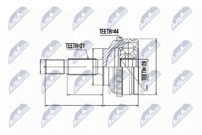 Joint Kit, drive shaft NTY NPZ-RE-043