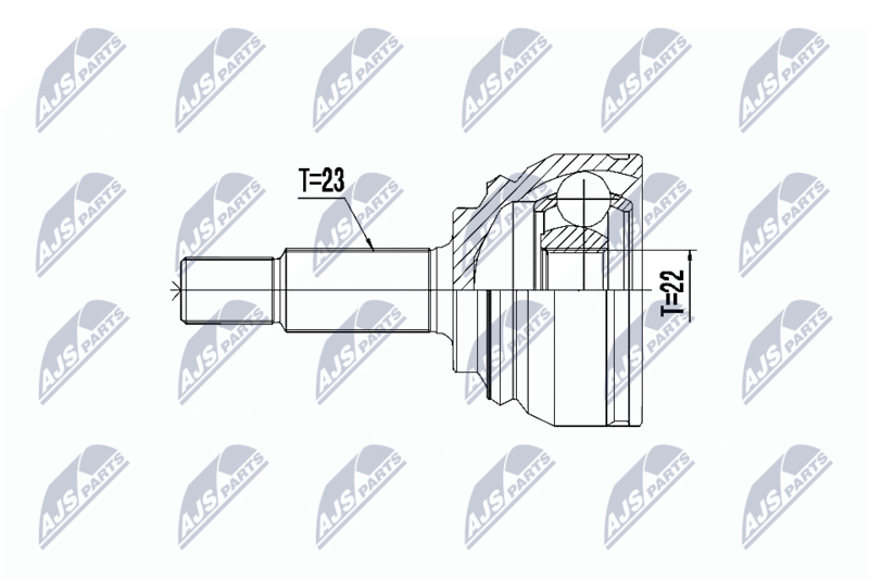 NTY NPZ-RE-055 Joint Kit, drive shaft