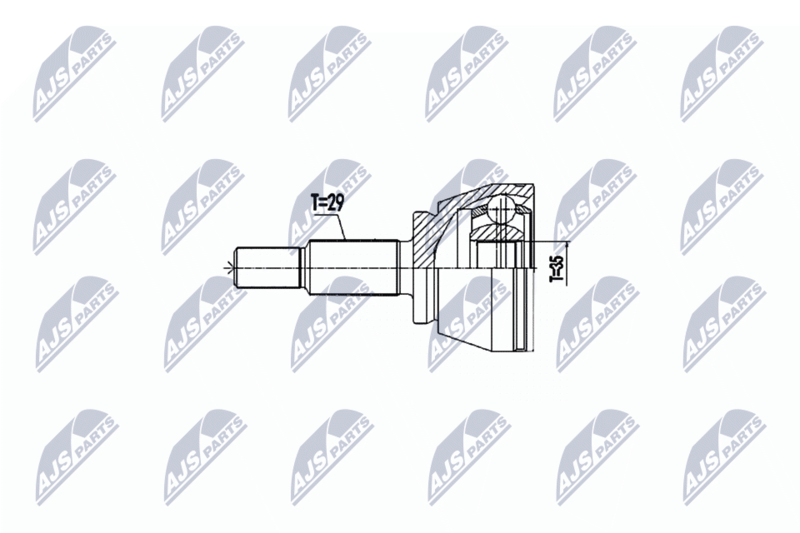 NTY NPZ-RE-057 Joint Kit, drive shaft