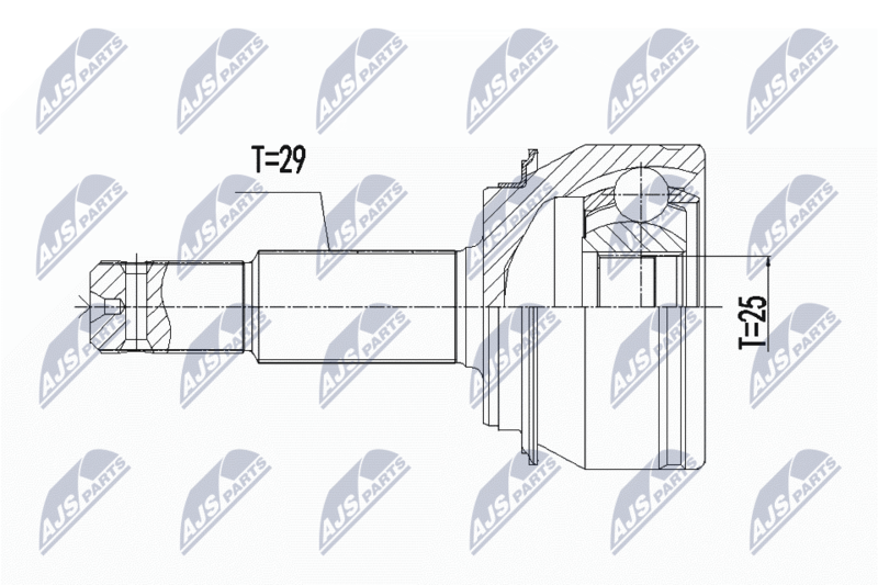 NTY NPZ-RE-061 Joint Kit, drive shaft