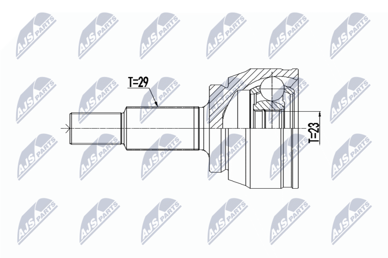 NTY NPZ-RE-063 Joint Kit, drive shaft