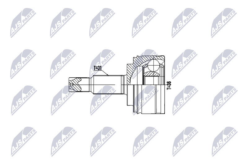 NTY NPZ-RE-065 Joint Kit, drive shaft
