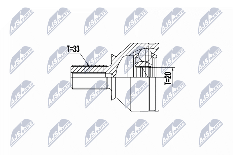 NTY NPZ-RE-066 Joint Kit, drive shaft