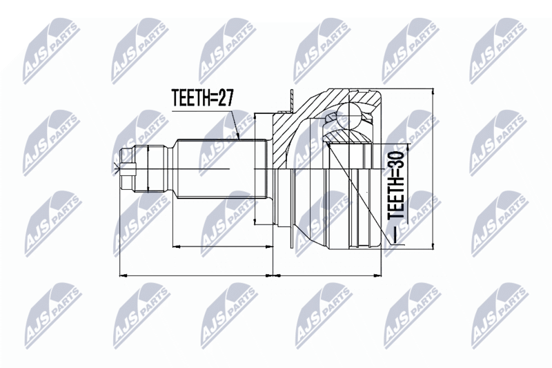 NTY NPZ-SB-009 Joint Kit, drive shaft
