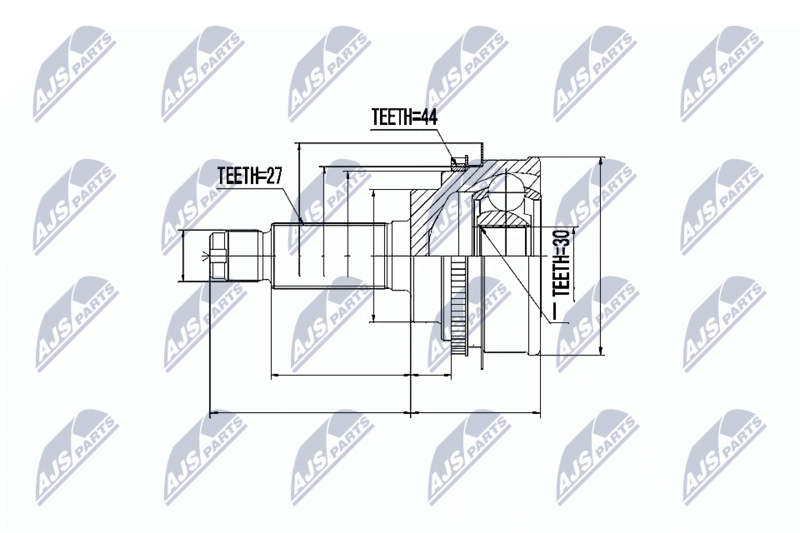 NTY NPZ-SB-011 Joint Kit, drive shaft