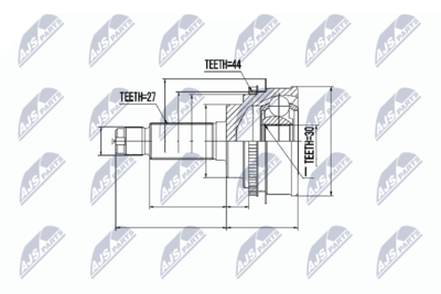 Joint Kit, drive shaft NTY NPZ-SB-011