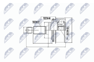 Joint Kit, drive shaft NTY NPZ-SB-012
