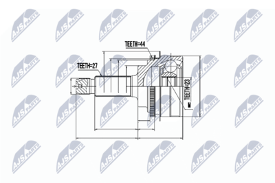 Joint Kit, drive shaft NTY NPZ-SB-017