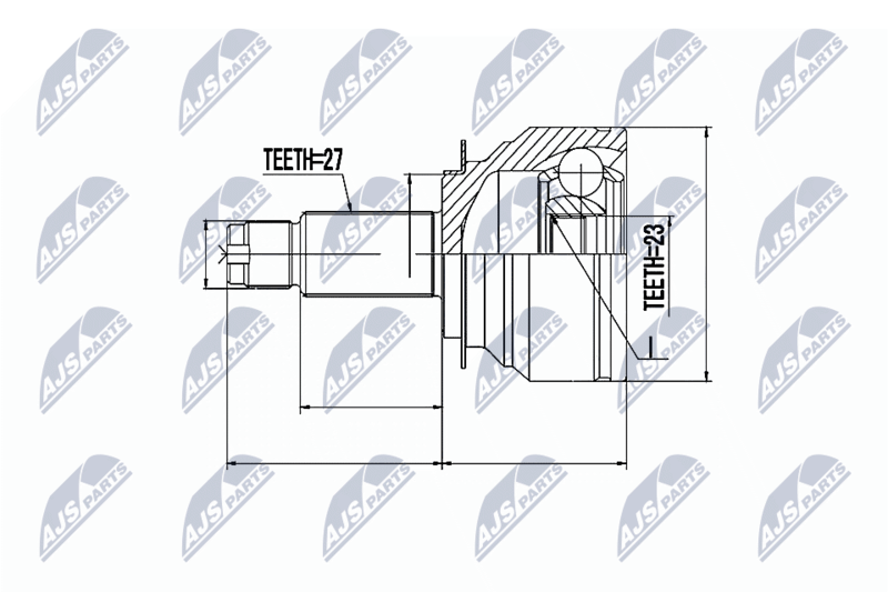 NTY NPZ-SB-020 Joint Kit, drive shaft
