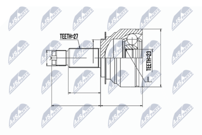 Joint Kit, drive shaft NTY NPZ-SB-020