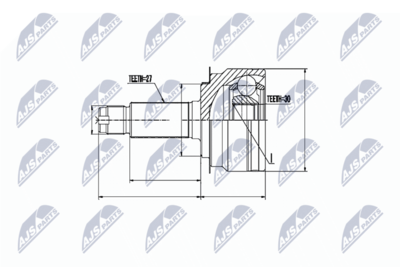 Joint Kit, drive shaft NTY NPZ-SB-024
