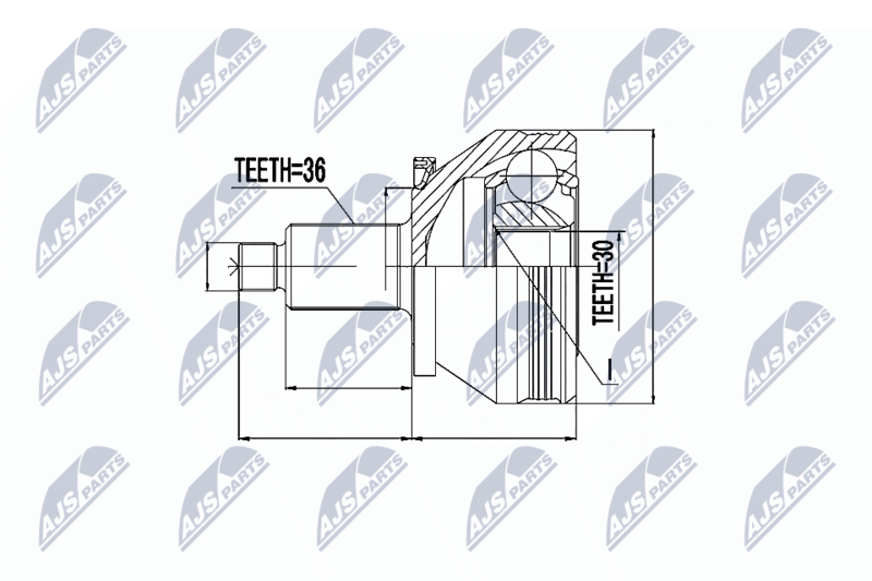 NTY NPZ-SK-005 Joint Kit, drive shaft
