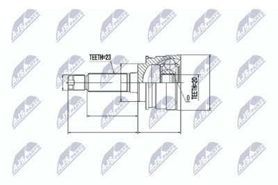 Joint Kit, drive shaft NTY NPZ-SU-012