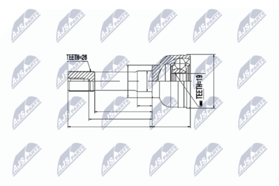 Joint Kit, drive shaft NTY NPZ-SU-023
