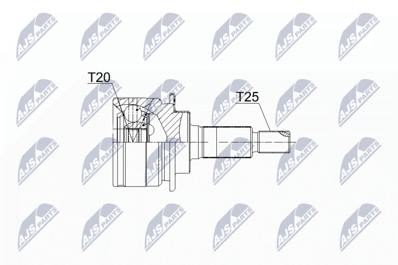 NTY NPZ-SU-035 Joint Kit, drive shaft