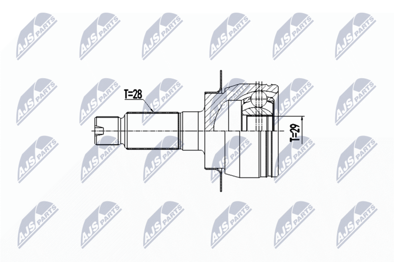 NTY NPZ-SU-036 Joint Kit, drive shaft