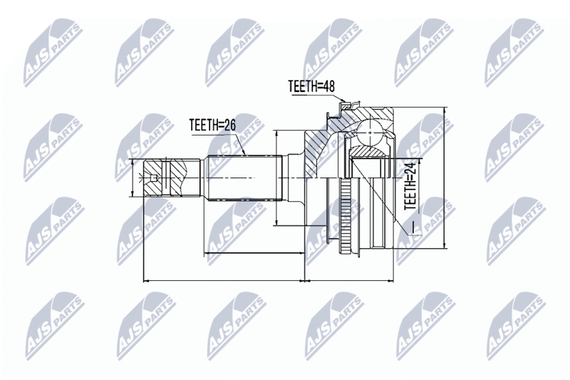NTY NPZ-TY-001 Joint Kit, drive shaft