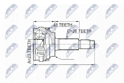 Joint Kit, drive shaft NTY NPZ-TY-004