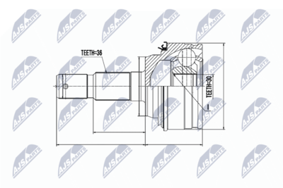 Joint Kit, drive shaft NTY NPZ-TY-011