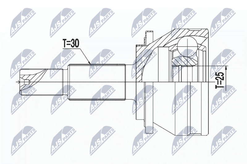 NTY NPZ-TY-014 Joint Kit, drive shaft