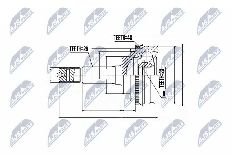 NTY NPZ-TY-016 Joint Kit, drive shaft