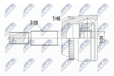 Joint Kit, drive shaft NTY NPZ-TY-017