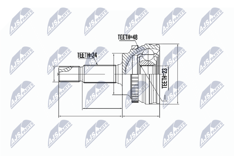 NTY NPZ-TY-056 Joint Kit, drive shaft