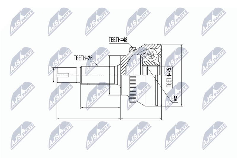NTY NPZ-TY-060 Joint Kit, drive shaft