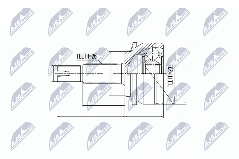 NTY NPZ-TY-061 Joint Kit, drive shaft