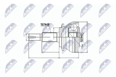 Joint Kit, drive shaft NTY NPZ-TY-063