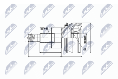 Joint Kit, drive shaft NTY NPZ-TY-076
