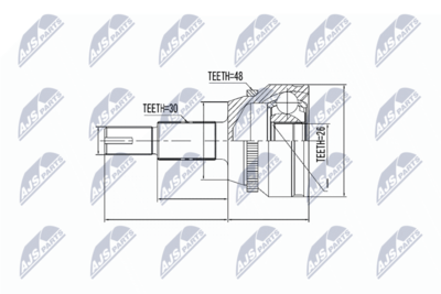 Joint Kit, drive shaft NTY NPZ-TY-077
